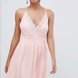 ASOS Boohoo Light Pink Dress